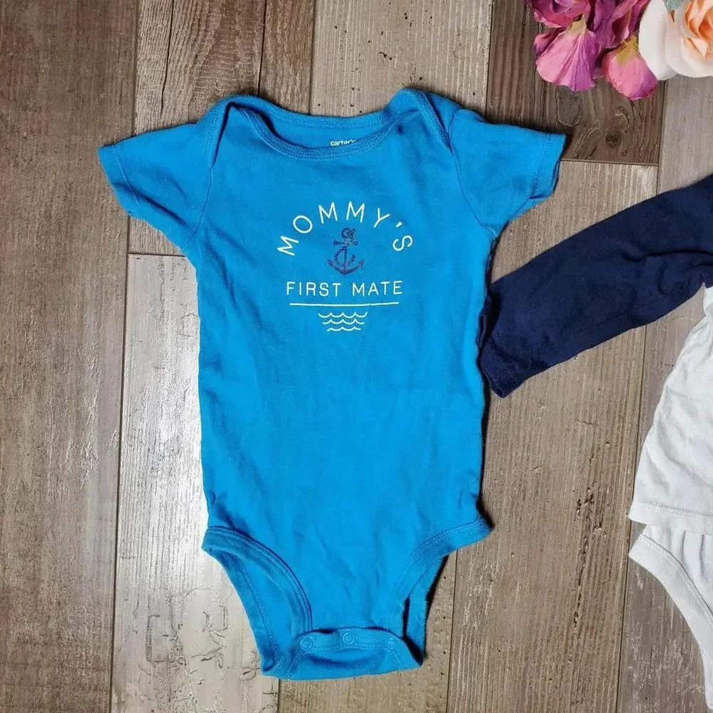 Carter's and Garanimals Size 18m Baby Boy Casual Top Bundle EUC